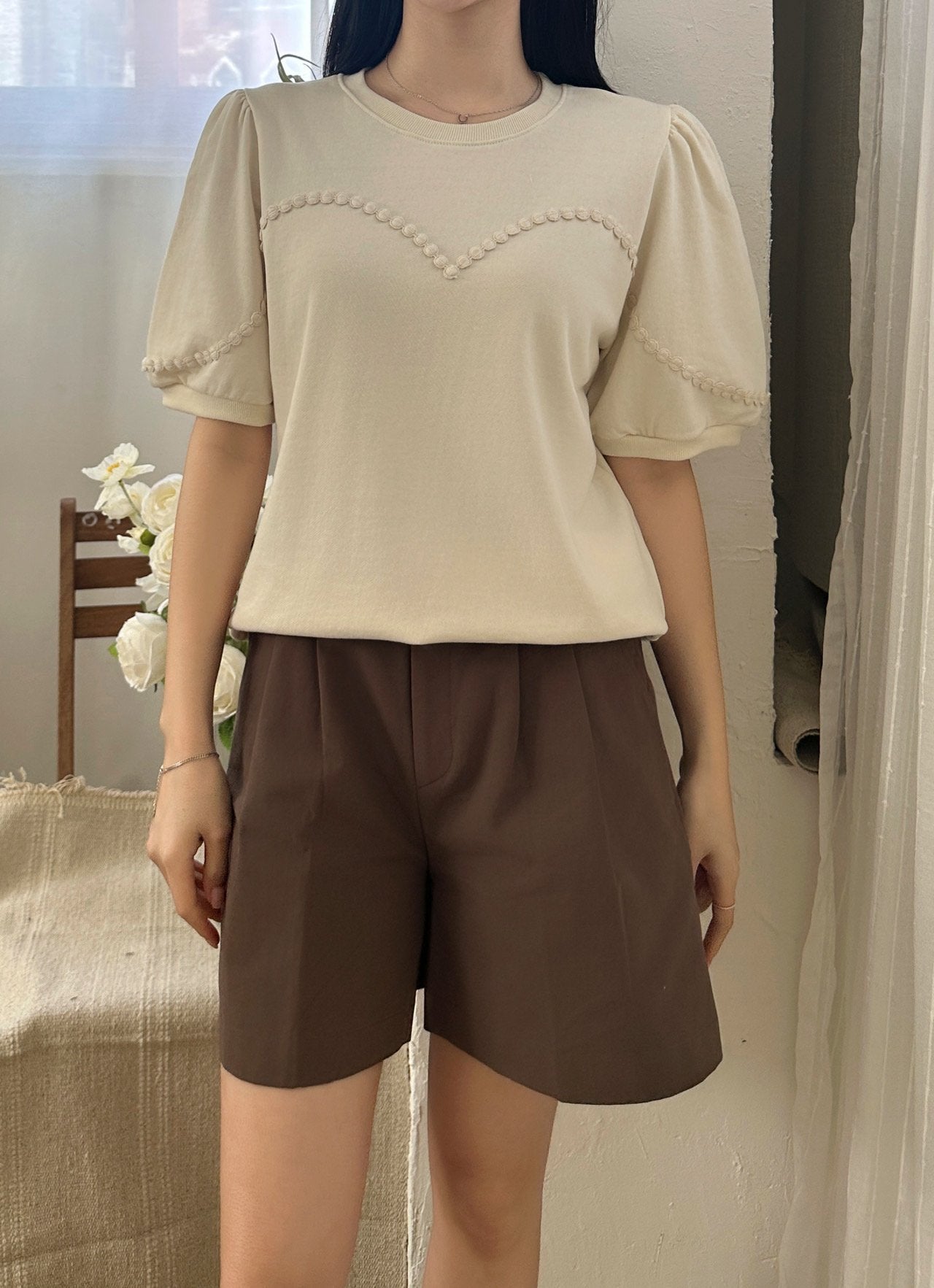 Cotton Lace Sweatshirts
