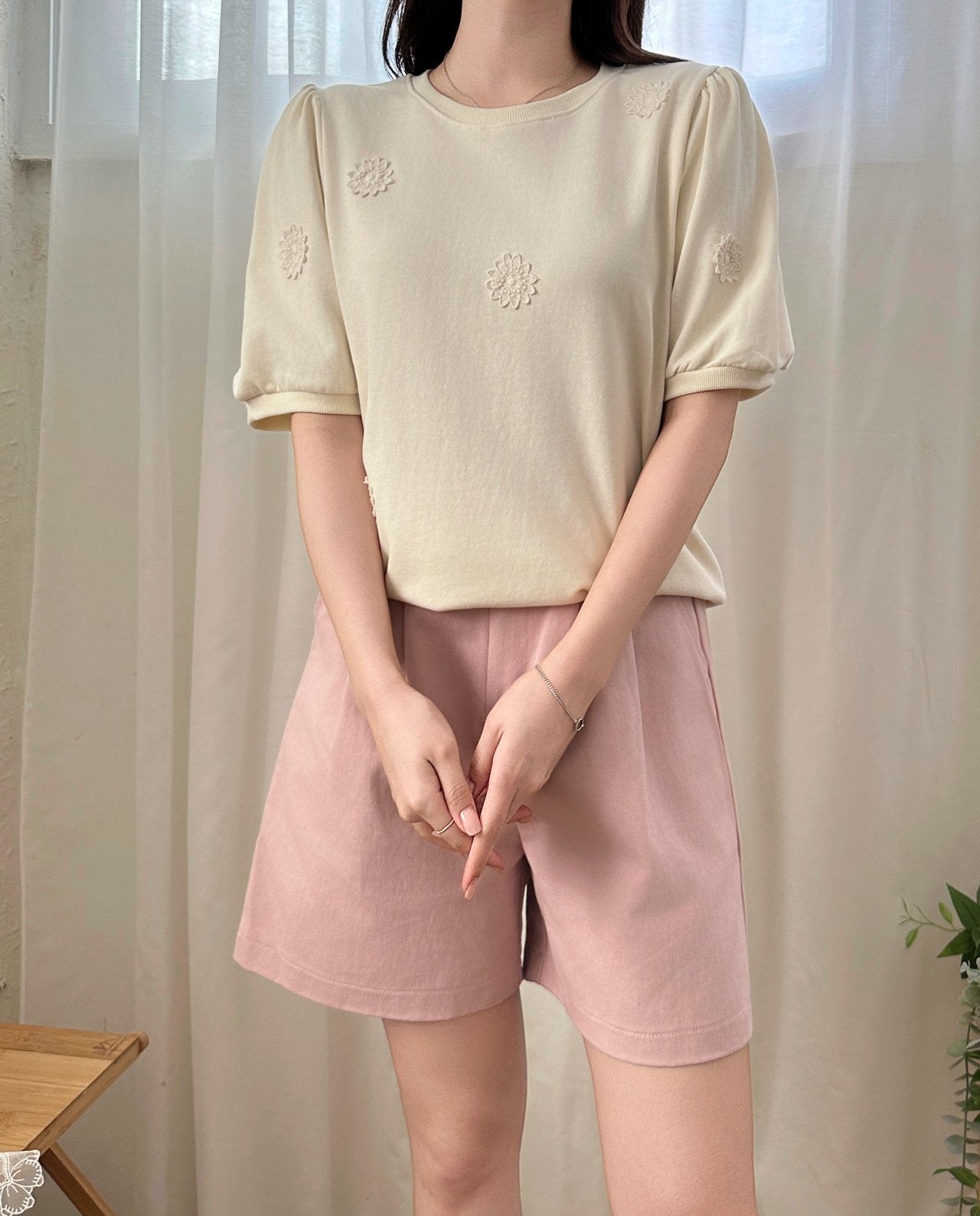 Flower Embroidery Sweatshirts