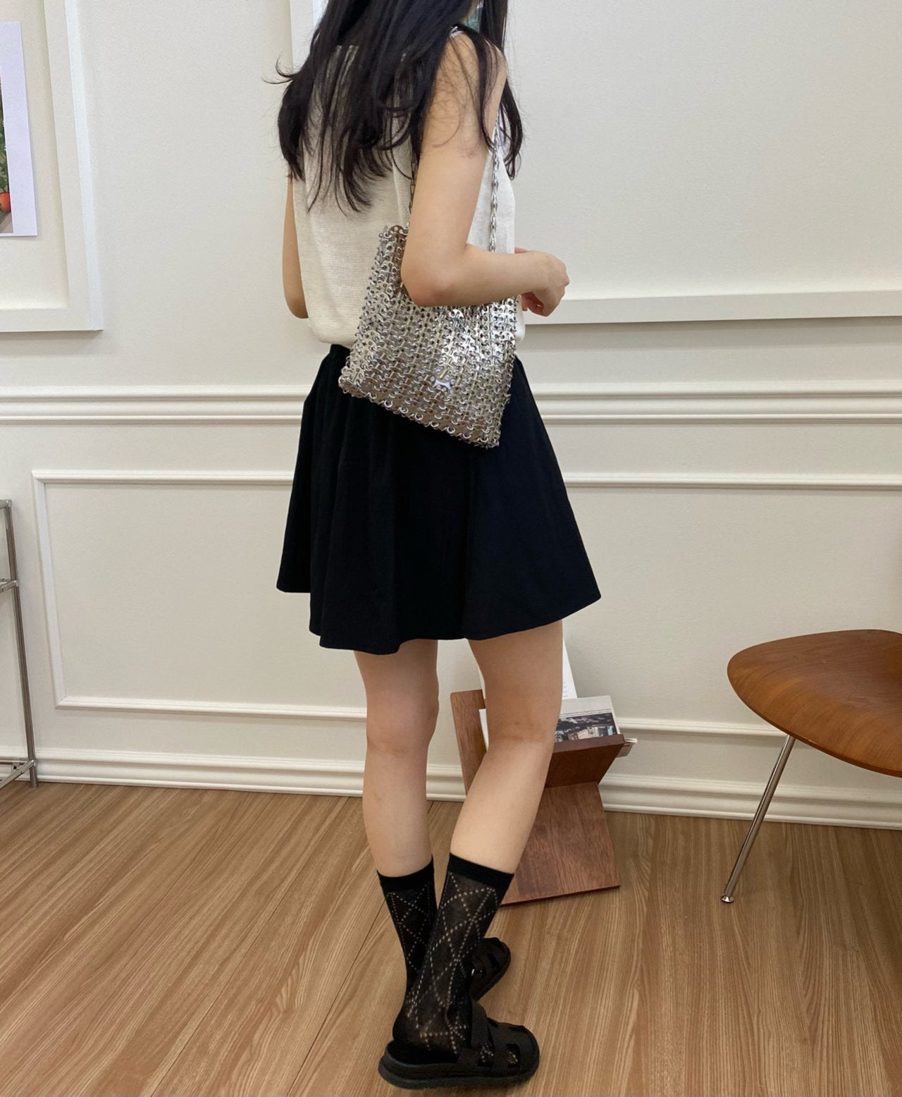 Flare Wide Short Pants