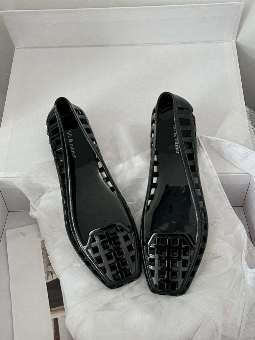 "NEW" Jelly Flat Shoes