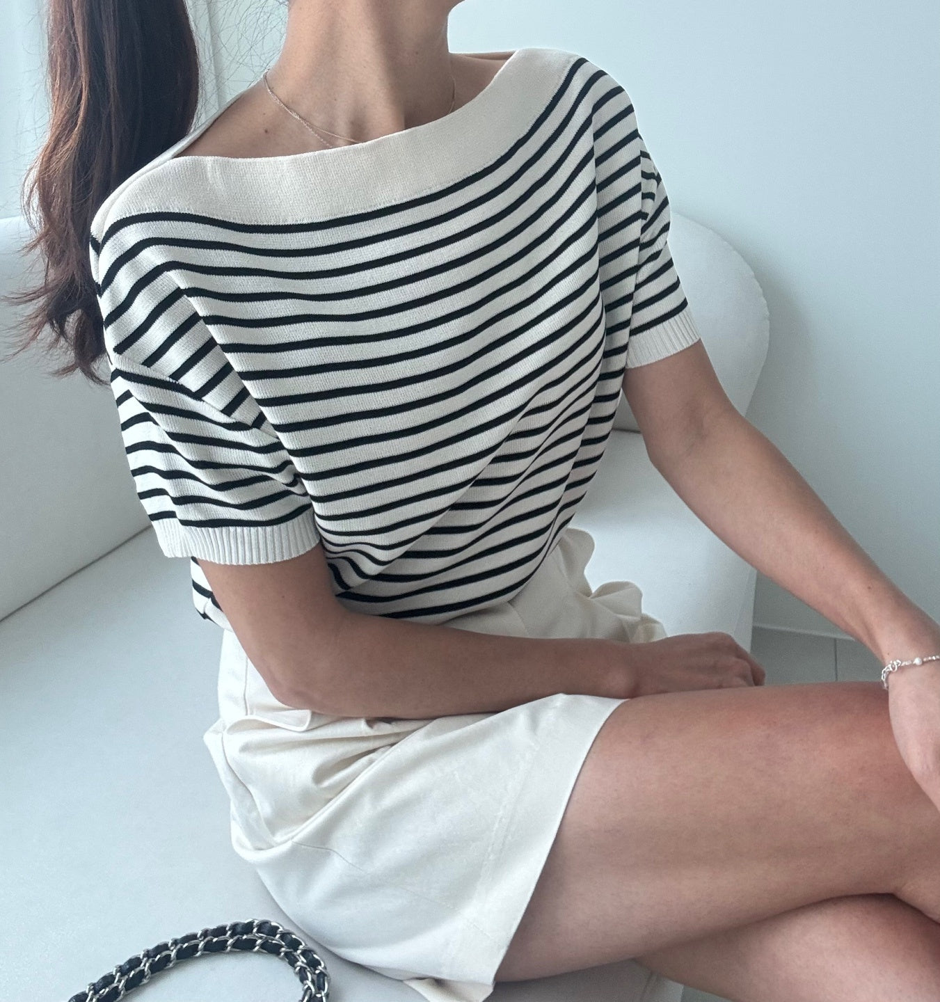 Boat Neck Summer knit