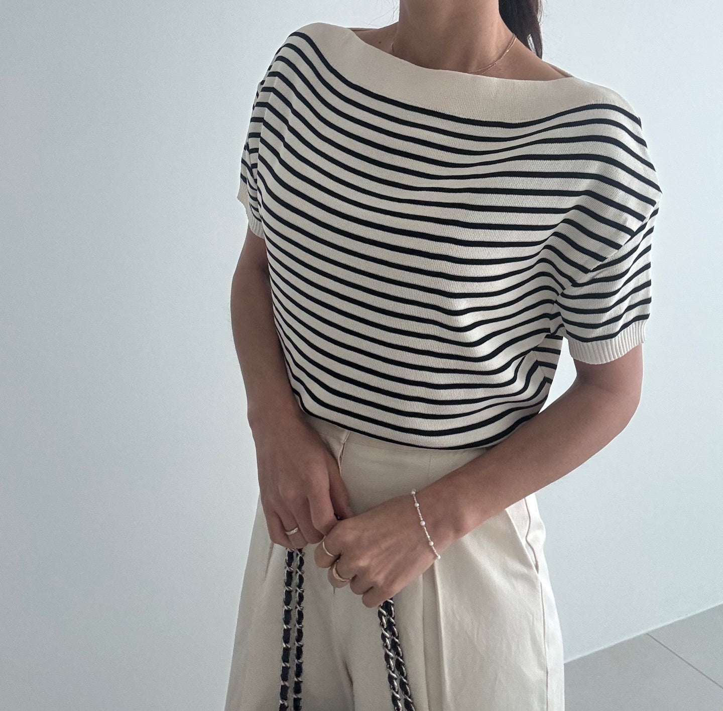 Boat Neck Summer knit