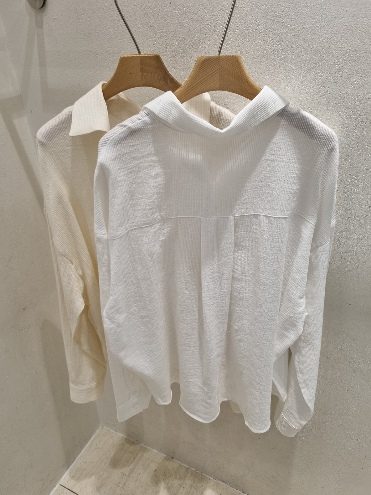 “NEW” Cotton Henley Collar Shirts