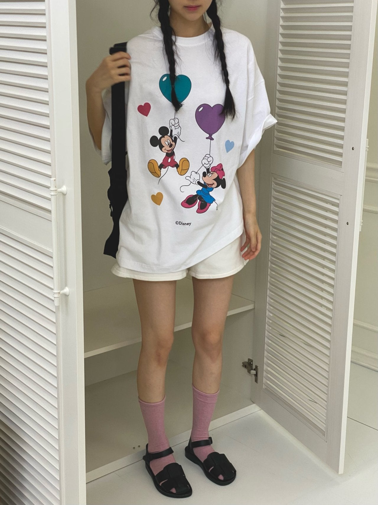 Mouse Balloon Cotton T-Shirt