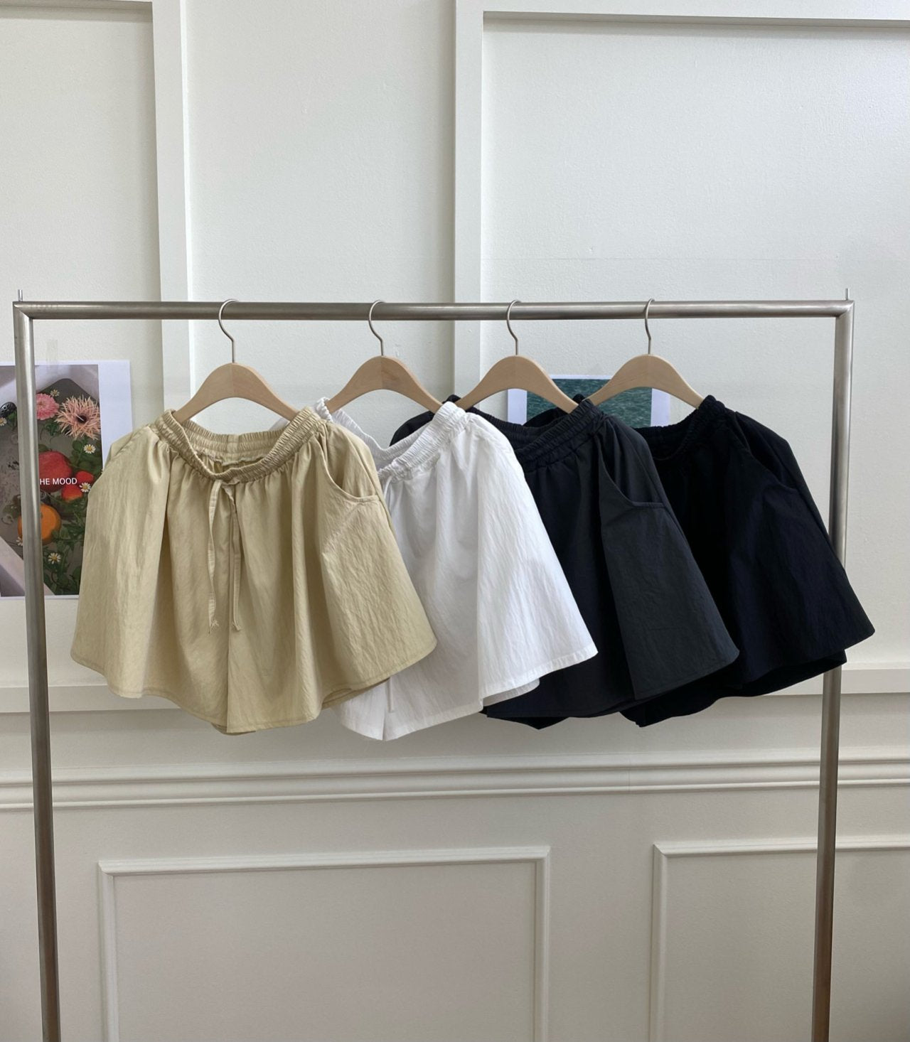 Flare Wide Short Pants
