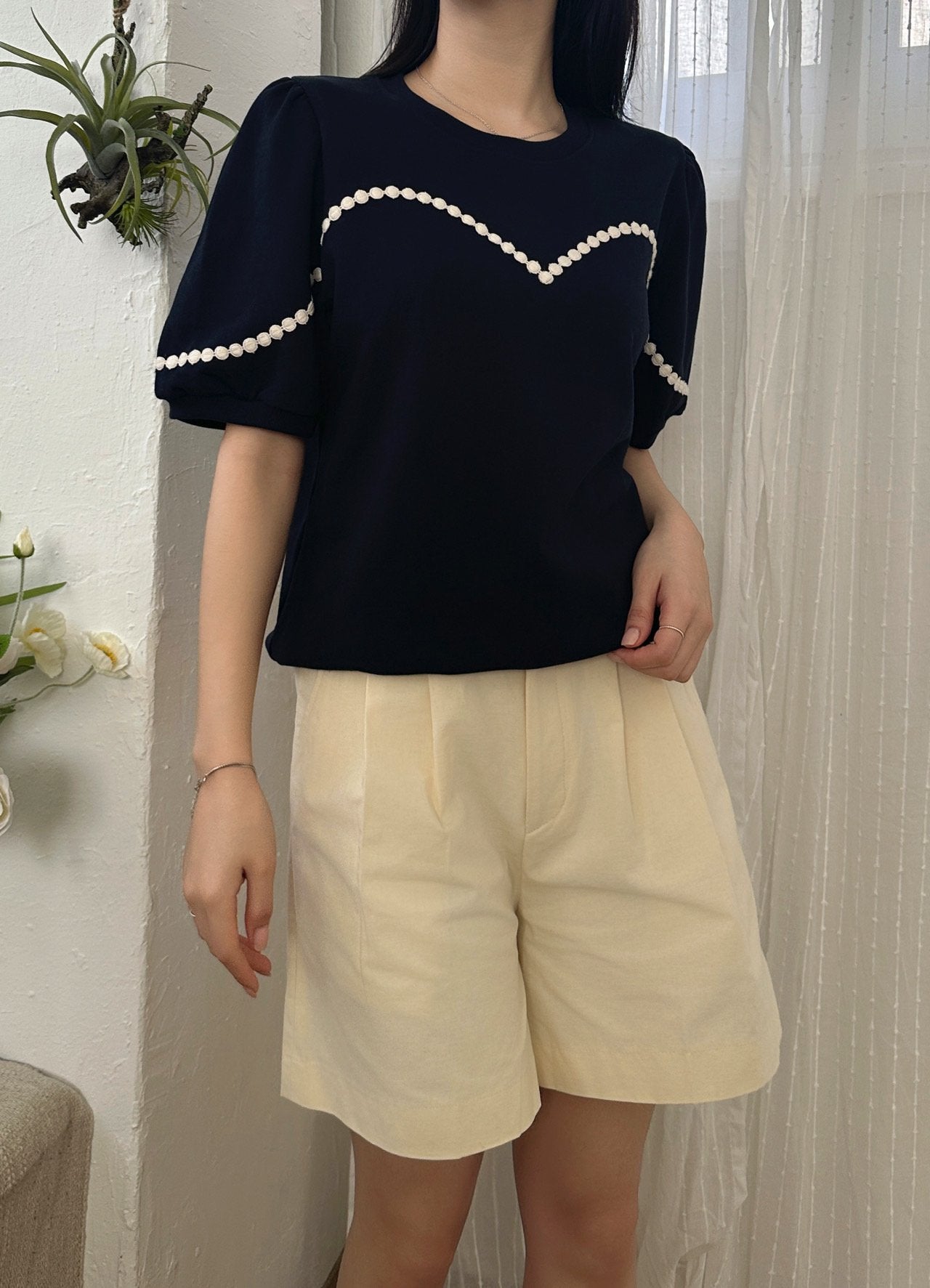 Cotton Lace Sweatshirts