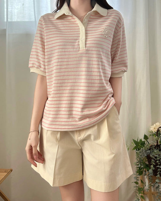 Striped Collar Shirts