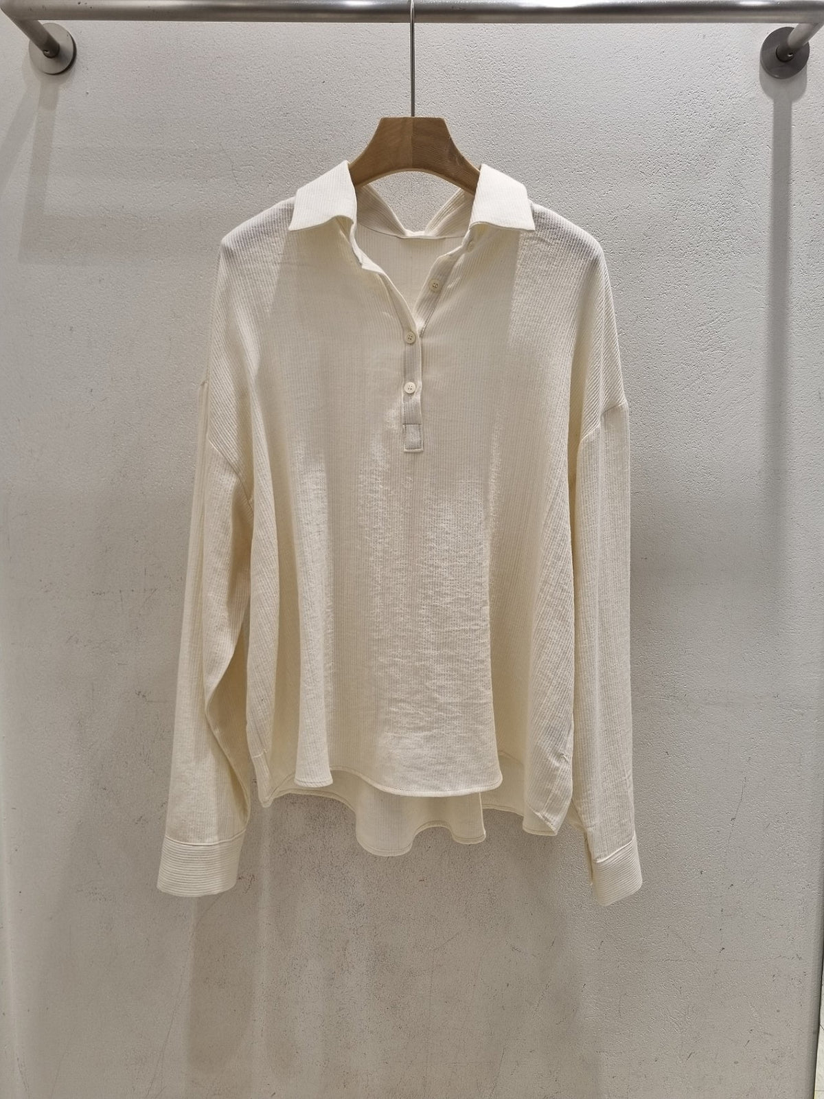 “NEW” Cotton Henley Collar Shirts