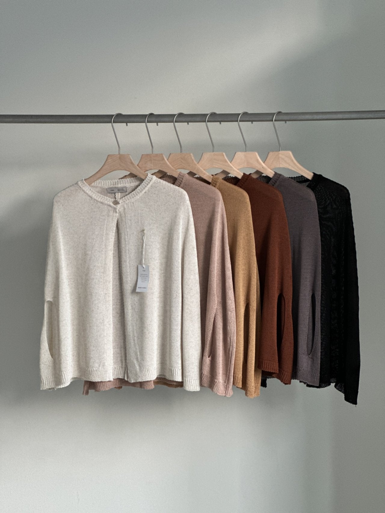 Linen Cape Cardigan