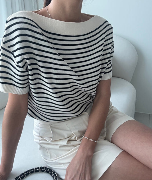 Boat Neck Summer knit