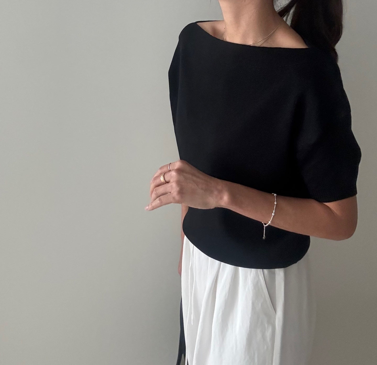 Boat Neck Summer knit