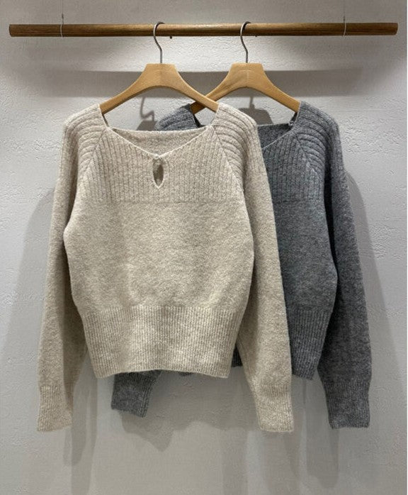 Pearl Button Knit Top