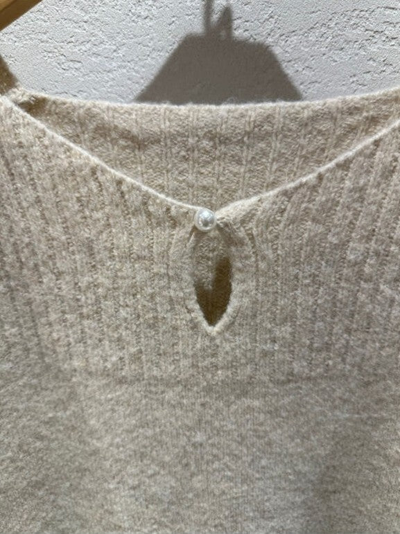 Pearl Button Knit Top